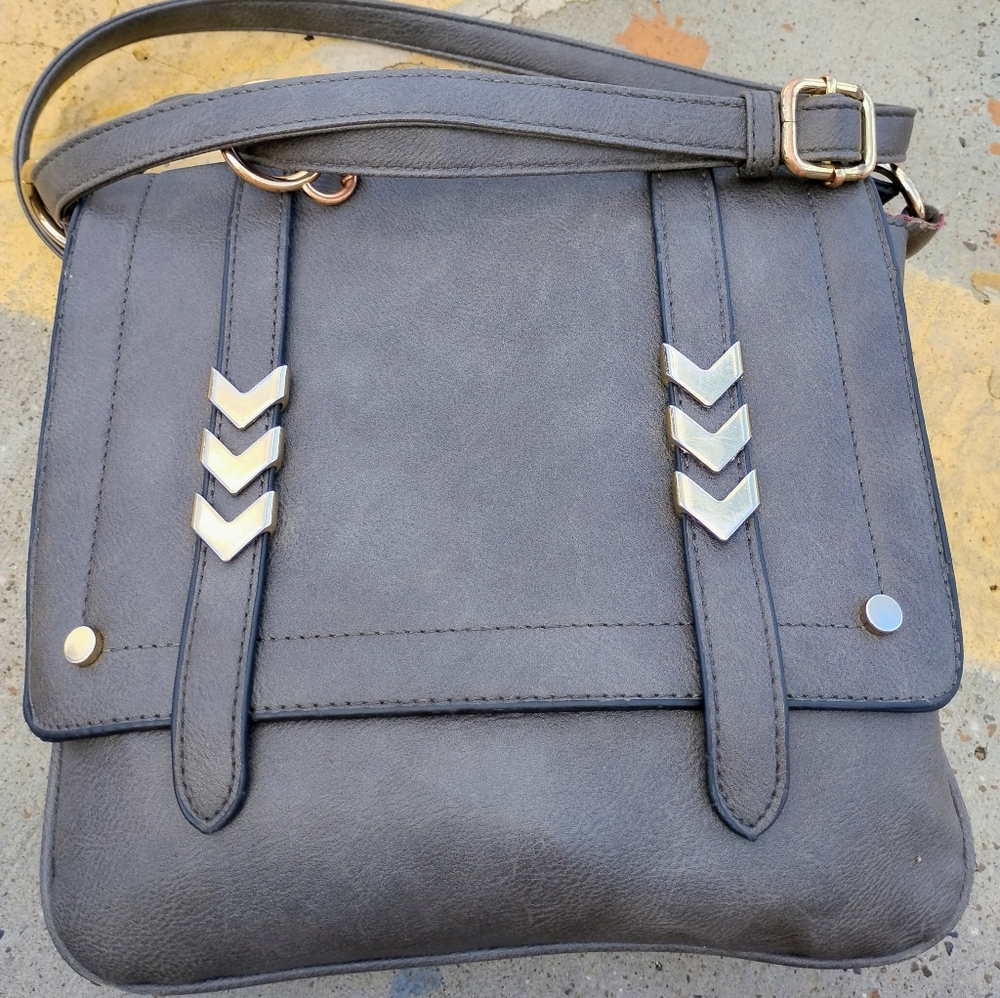 Gray Women's Shoulder Bag